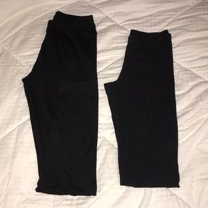 BLACK LEGGINGS (2 pairs)